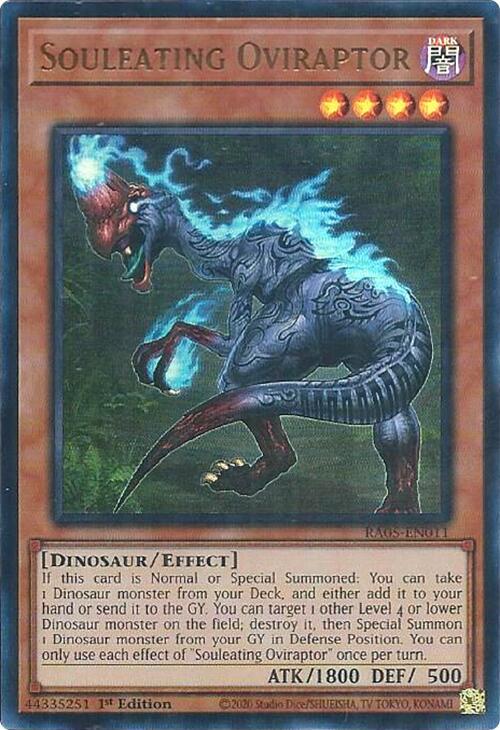 Souleating Oviraptor (Ultra Rare) - RA05-EN011 - Ultra Rare - 1st Edition