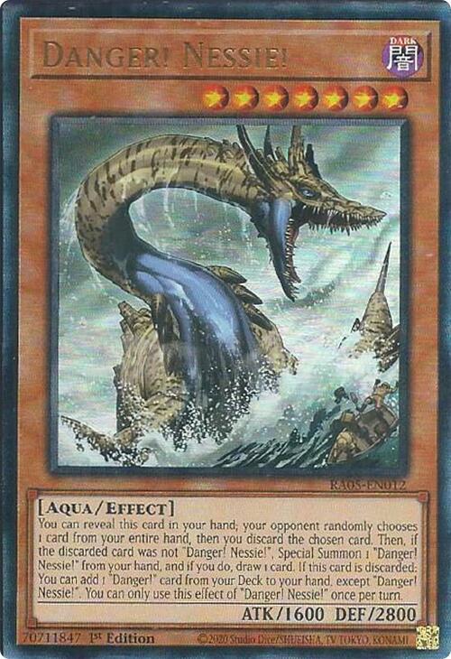 Danger! Nessie! (PUR) - RA05-EN012 - Prismatic Ultimate Rare - 1st Edition