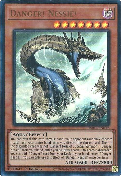 Danger! Nessie! (Ultra Rare) - RA05-EN012 - Ultra Rare - 1st Edition