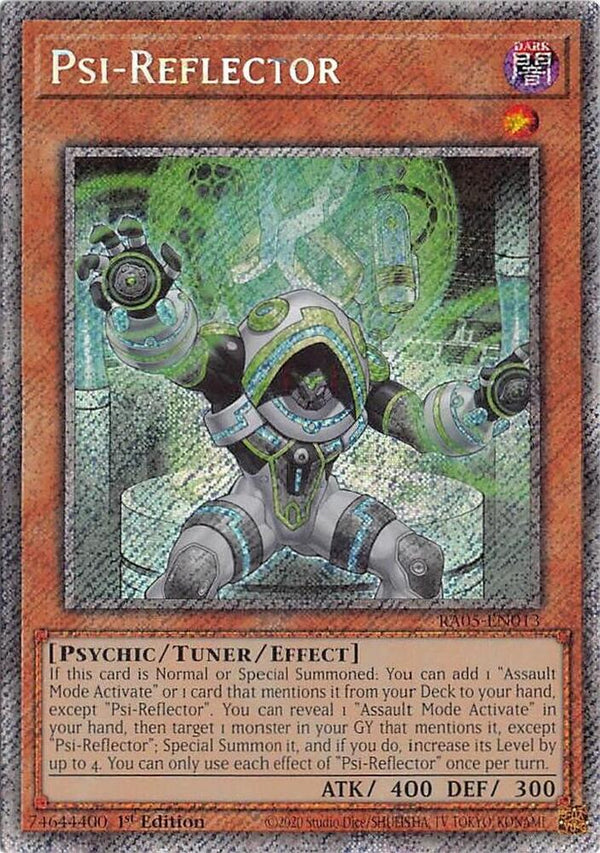 Psi-Reflector (Platinum Secret Rare) - RA05-EN013 - Platinum Secret Rare - 1st Edition