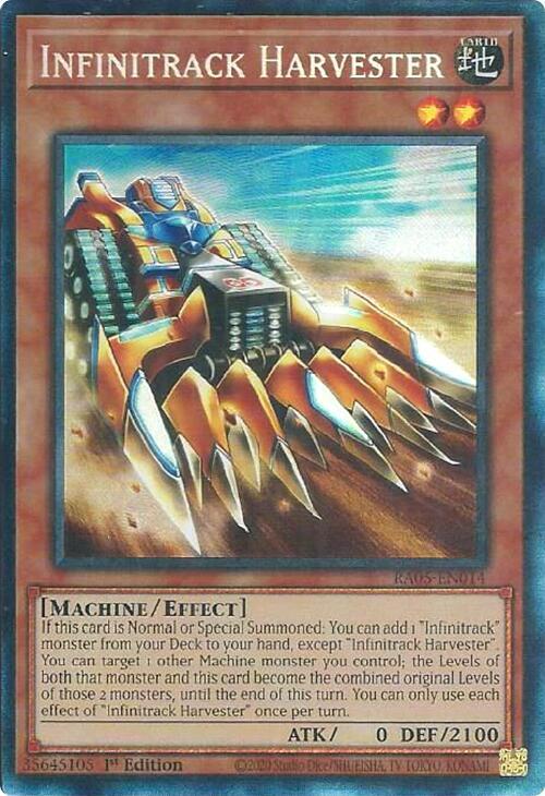 Infinitrack Harvester (Collector's Rare) - RA05-EN014 - Collector's Rare - 1st Edition