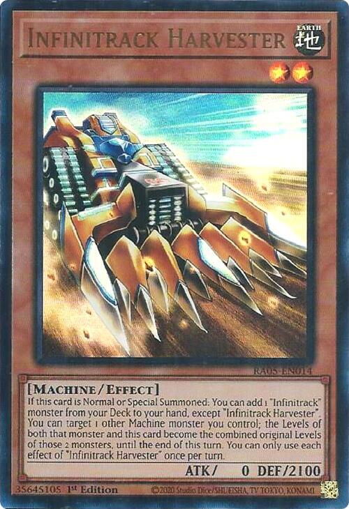 Infinitrack Harvester (Ultra Rare) - RA05-EN014 - Ultra Rare - 1st Edition