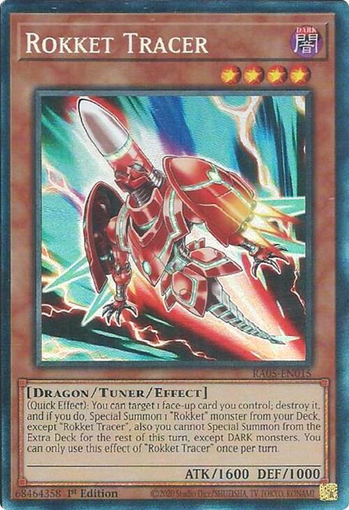 Rokket Tracer (Collector's Rare) - RA05-EN015 - Collector's Rare - 1st Edition