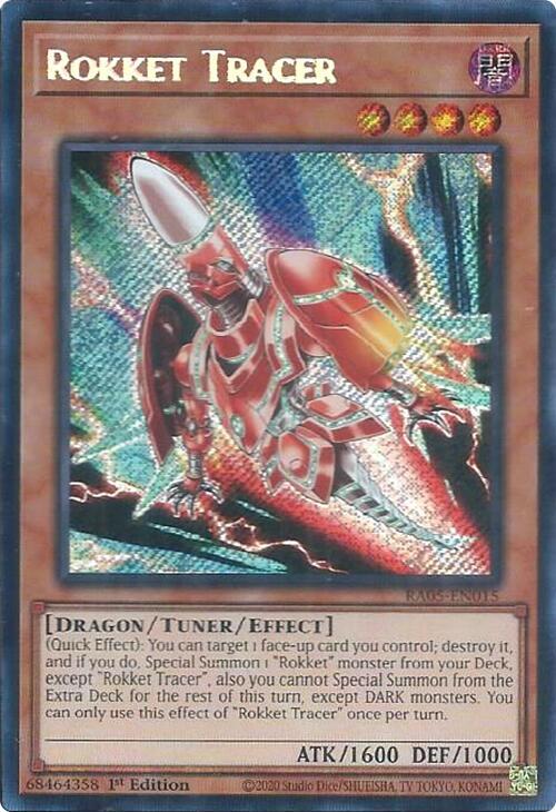 Rokket Tracer (Secret Rare) - RA05-EN015 - Secret Rare - 1st Edition