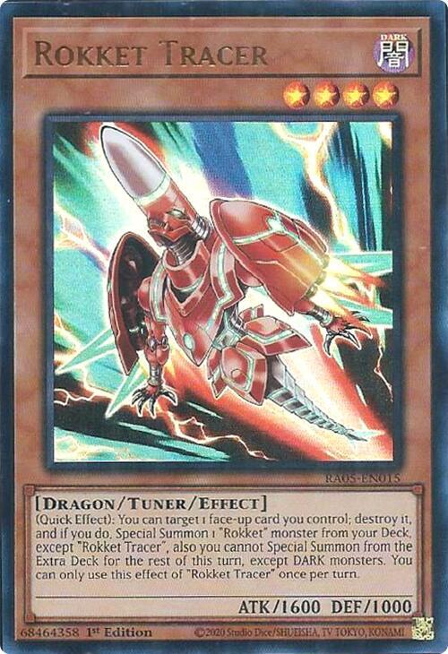 Rokket Tracer (Ultra Rare) - RA05-EN015 - Ultra Rare - 1st Edition