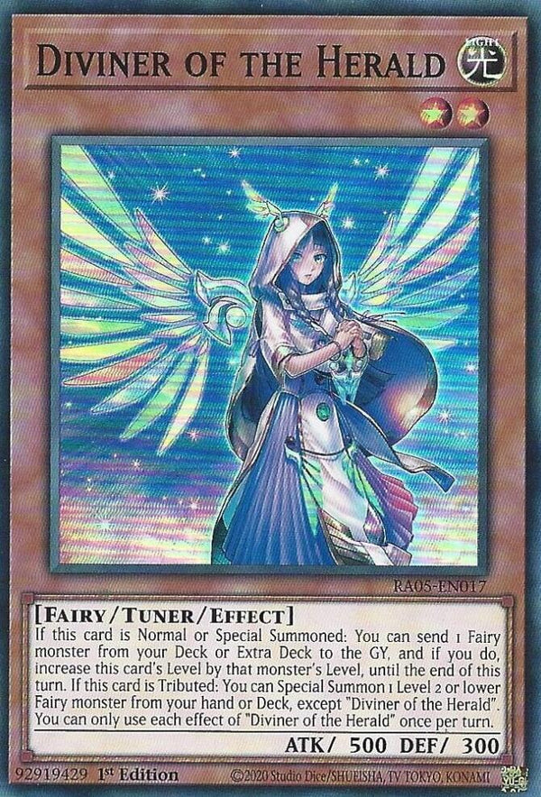 Diviner of the Herald - RA05-EN017 - Super Rare - 1st Edition