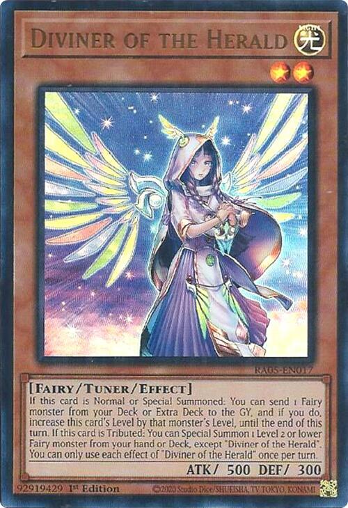 Diviner of the Herald (Ultra Rare) - RA05-EN017 - Ultra Rare - 1st Edition