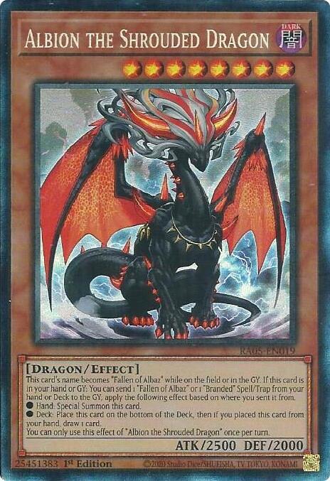 Albion the Shrouded Dragon (Collector's Rare) - RA05-EN019 - Collector's Rare - 1st Edition