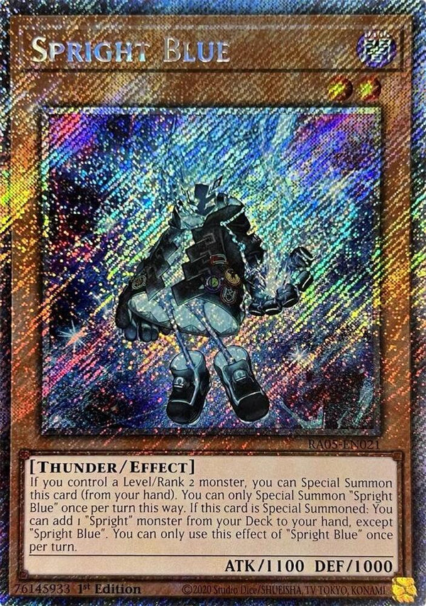 Spright Blue (Platinum Secret Rare) - RA05-EN021 - Platinum Secret Rare - 1st Edition