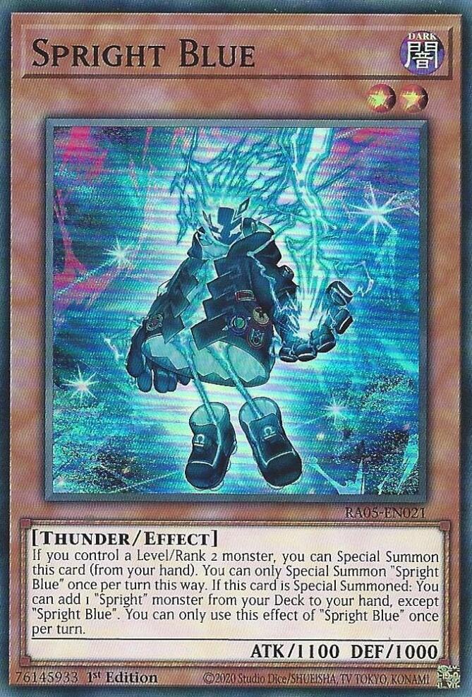 401 Games Canada - Spright Blue - RA05-EN021 - Super Rare - 1st Edition