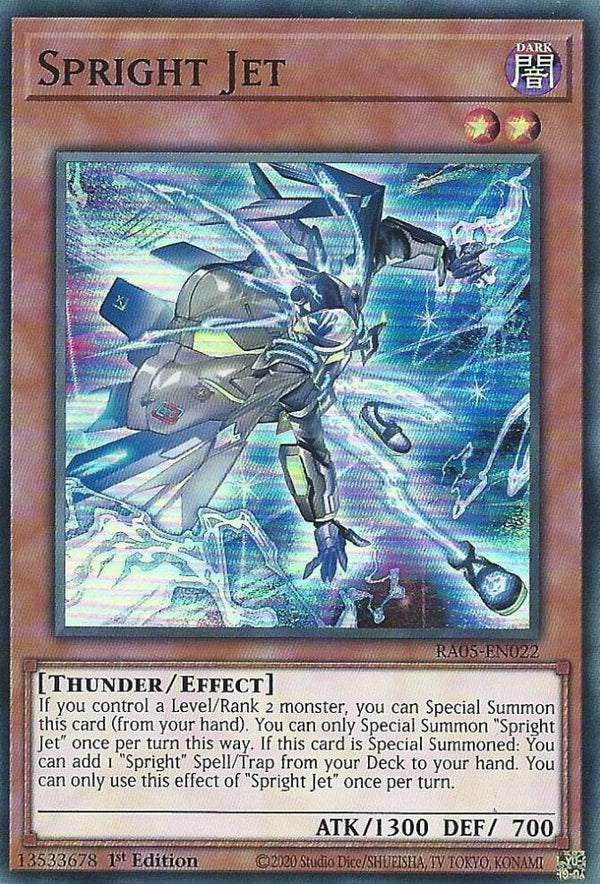Spright Jet - RA05-EN022 - Super Rare - 1st Edition