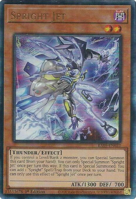 Spright Jet (PUR) - RA05-EN022 - Prismatic Ultimate Rare - 1st Edition