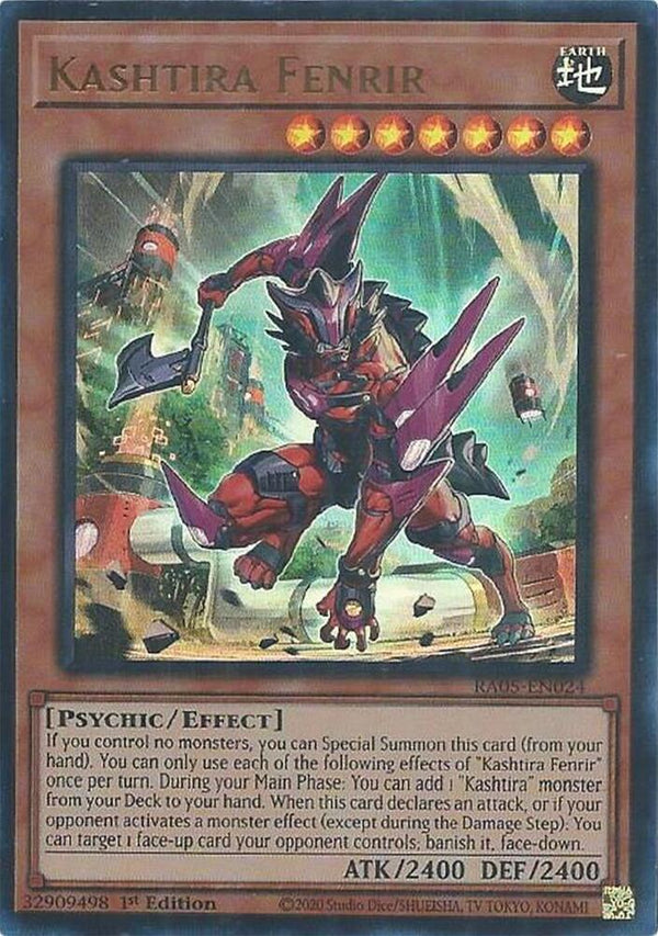 Kashtira Fenrir (Ultra Rare) - RA05-EN024 - Ultra Rare - 1st Edition