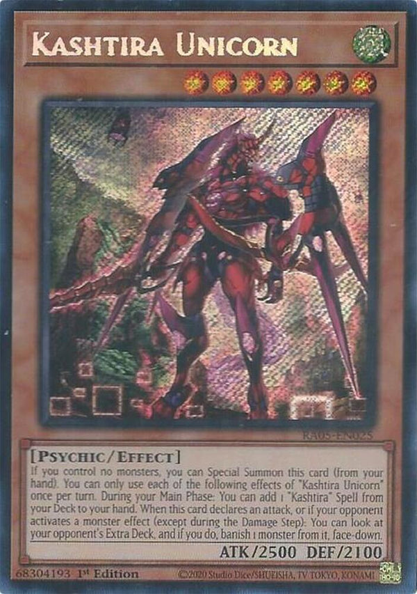 Kashtira Unicorn (Secret Rare) - RA05-EN025 - Secret Rare - 1st Edition