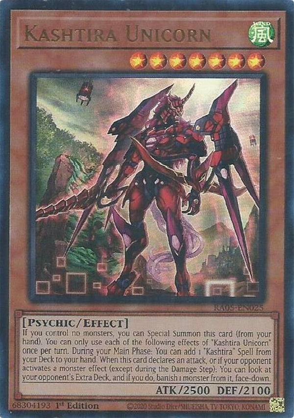 Kashtira Unicorn (Ultra Rare) - RA05-EN025 - Ultra Rare - 1st Edition
