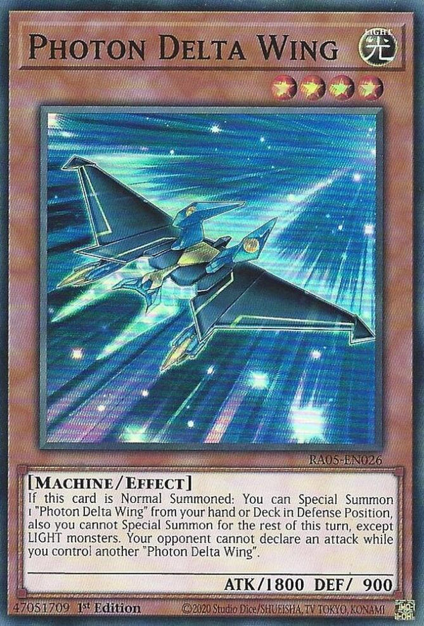 Photon Delta Wing - RA05-EN026 - Super Rare - 1st Edition