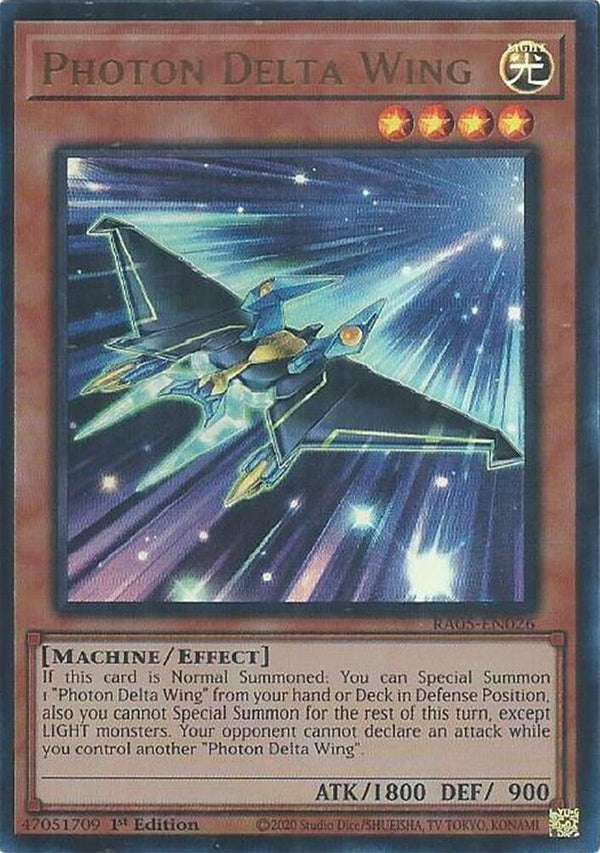 Photon Delta Wing (Ultra Rare) - RA05-EN026 - Ultra Rare - 1st Edition