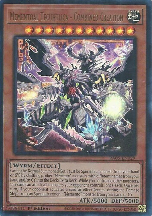 Mementoal Tecuhtlica - Combined Creation (Ultra Rare) - RA05-EN029 - Ultra Rare - 1st Edition
