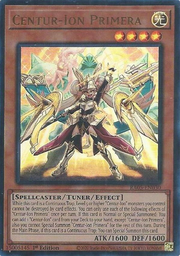 Centur-Ion Primera (Ultra Rare) - RA05-EN030 - Ultra Rare - 1st Edition