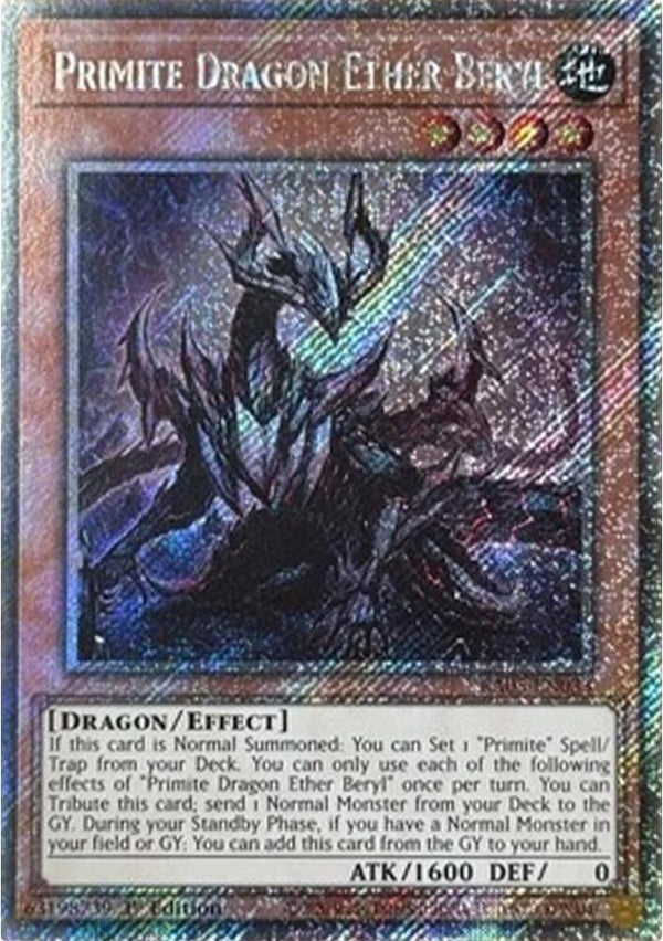 Primite Dragon Ether Beryl (Platinum Secret Rare) - RA05-EN033 - Platinum Secret Rare - 1st Edition