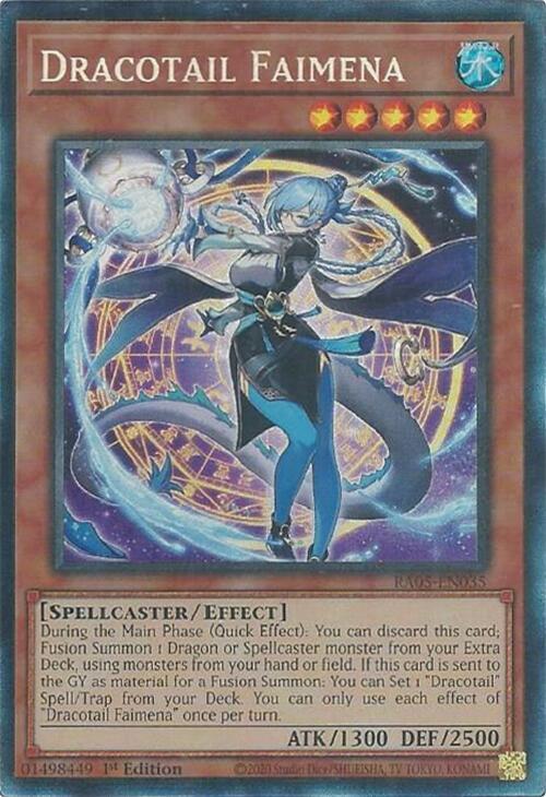 Dracotail Faimena (Collector's Rare) - RA05-EN035 - Collector's Rare - 1st Edition