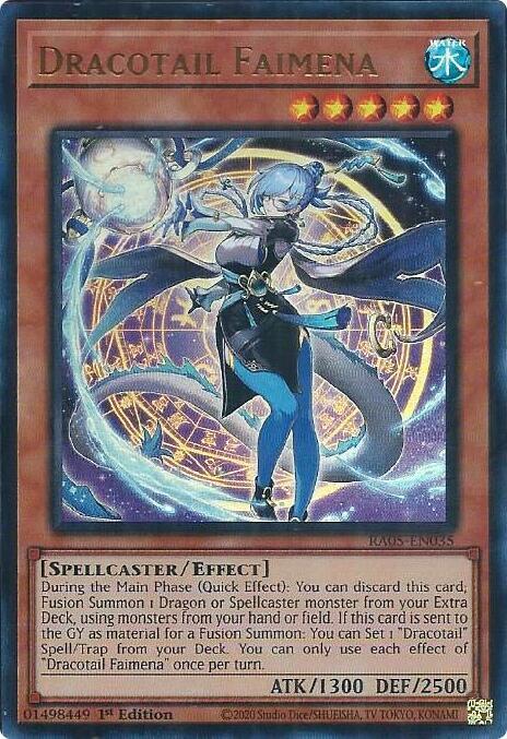 Dracotail Faimena (Ultra Rare) - RA05-EN035 - Ultra Rare - 1st Edition
