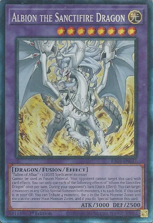 Albion the Sanctifire Dragon (Collector's Rare) - RA05-EN037 - Collector's Rare - 1st Edition