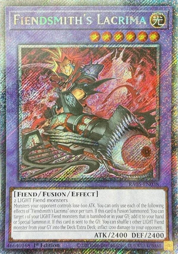 Fiendsmith's Lacrima (Platinum Secret Rare) - RA05-EN038 - Platinum Secret Rare - 1st Edition