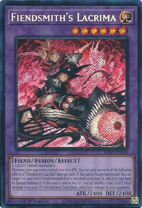 Fiendsmith's Lacrima (Secret Rare) - RA05-EN038 - Secret Rare - 1st Edition