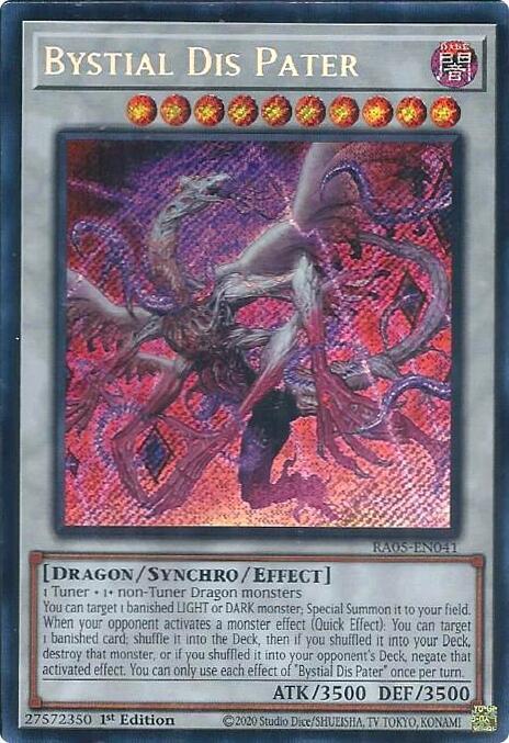Bystial Dis Pater (Secret Rare) - RA05-EN041 - Secret Rare - 1st Edition