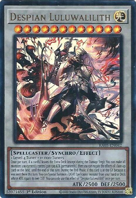 Despian Luluwalilith (Ultra Rare) - RA05-EN042 - Ultra Rare - 1st Edition