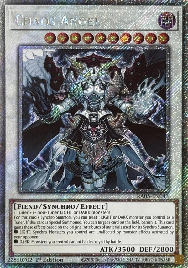 Chaos Angel (Platinum Secret Rare) - RA05-EN043 - Platinum Secret Rare - 1st Edition