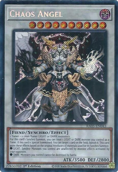 Chaos Angel (Secret Rare) - RA05-EN043 - Secret Rare - 1st Edition