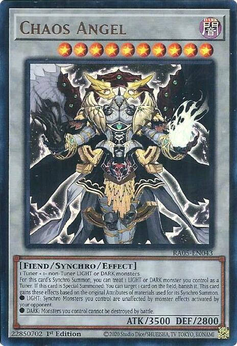 Chaos Angel (Ultra Rare) - RA05-EN043 - Ultra Rare - 1st Edition