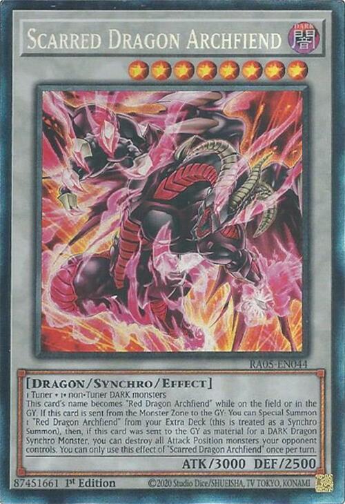 Scarred Dragon Archfiend (Collector's Rare) - RA05-EN044 - Collector's Rare - 1st Edition
