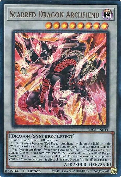Scarred Dragon Archfiend (Ultra Rare) - RA05-EN044 - Ultra Rare - 1st Edition
