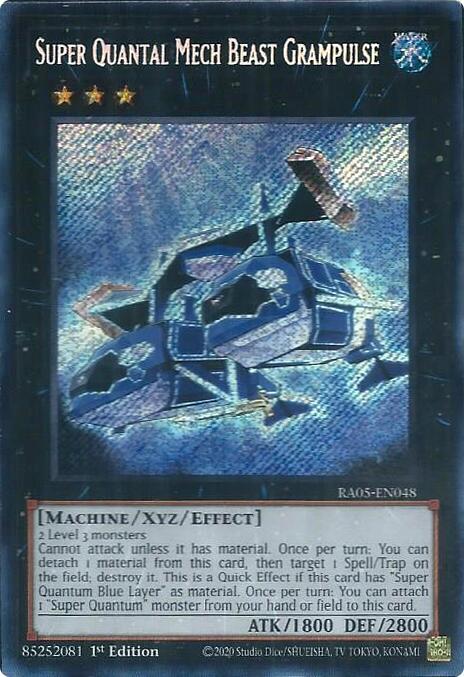 Super Quantal Mech Beast Grampulse (Secret Rare) - RA05-EN048 - Secret Rare - 1st Edition