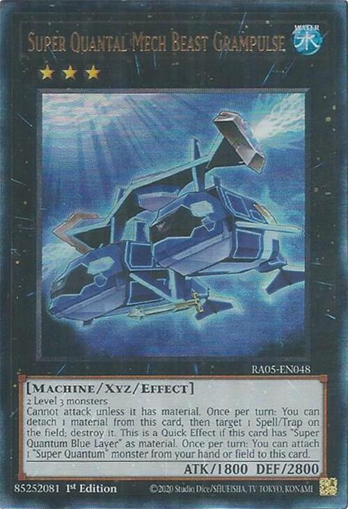 Super Quantal Mech Beast Grampulse (PUR) - RA05-EN048 - Prismatic Ultimate Rare - 1st Edition
