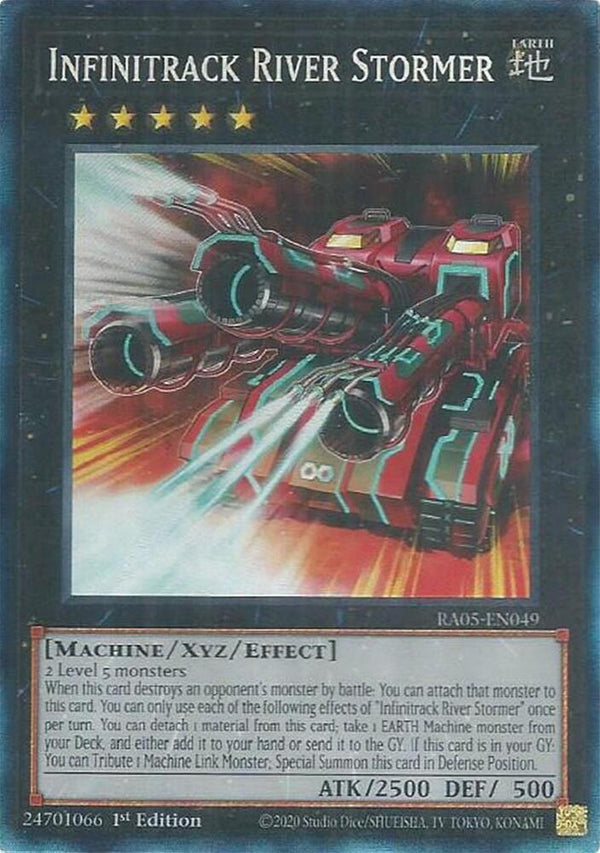 Infinitrack River Stormer (PCR) - RA05-EN049 - Prismatic Collector's Rare - 1st Edition