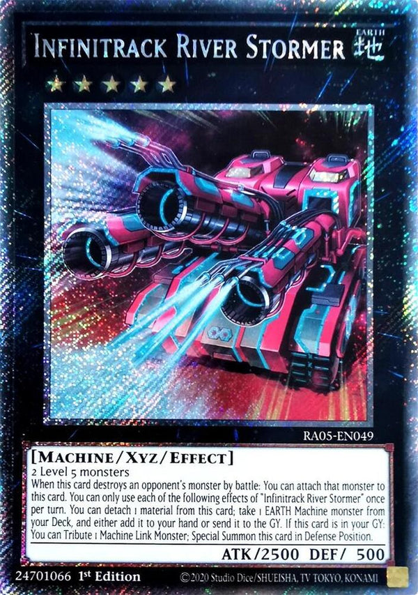 Infinitrack River Stormer (Platinum Secret Rare) - RA05-EN049 - Platinum Secret Rare - 1st Edition