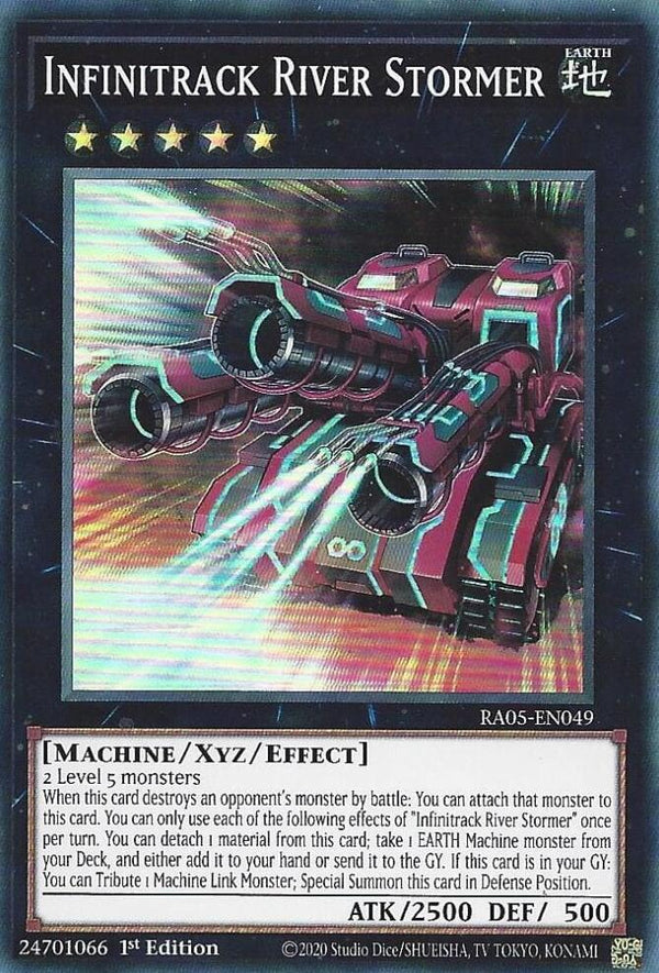Infinitrack River Stormer - RA05-EN049 - Super Rare - 1st Edition