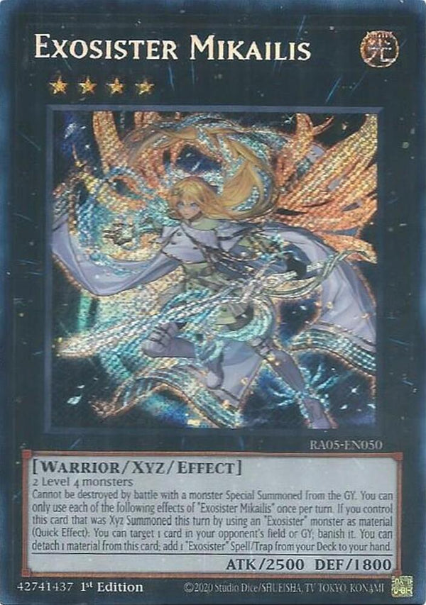 Exosister Mikailis (Secret Rare) - RA05-EN050 - Secret Rare - 1st Edition