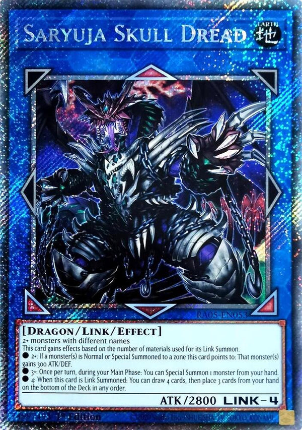 Saryuja Skull Dread (Platinum Secret Rare) - RA05-EN053 - Platinum Secret Rare - 1st Edition