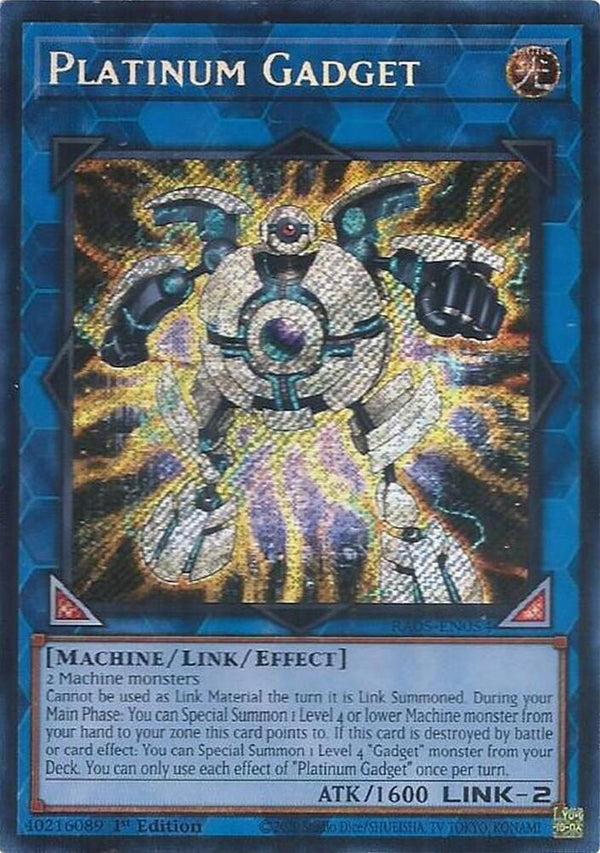 Platinum Gadget (Secret Rare) - RA05-EN054 - Secret Rare - 1st Edition