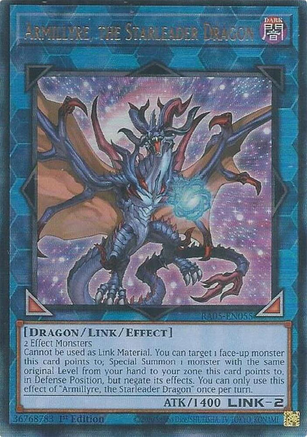 Armillyre, the Starleader Dragon (PUR) - RA05-EN055 - Prismatic Ultimate Rare - 1st Edition