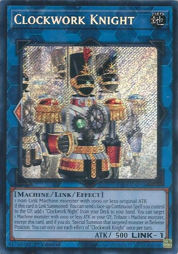 Clockwork Knight (Secret Rare) - RA05-EN058 - Secret Rare - 1st Edition