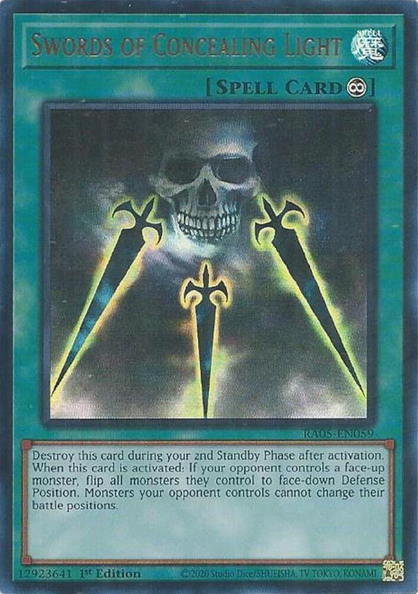 Swords of Concealing Light (Ultra Rare) - RA05-EN059 - Ultra Rare - 1st Edition