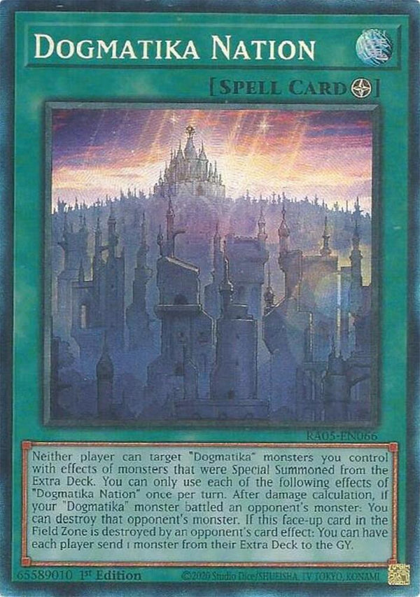 Dogmatika Nation (Collector's Rare) - RA05-EN066 - Collector's Rare - 1st Edition