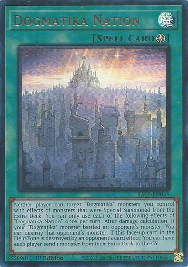 Dogmatika Nation (Ultra Rare) - RA05-EN066 - Ultra Rare - 1st Edition