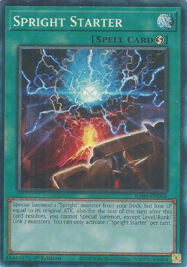 Spright Starter (PCR) - RA05-EN068 - Prismatic Collector's Rare - 1st Edition